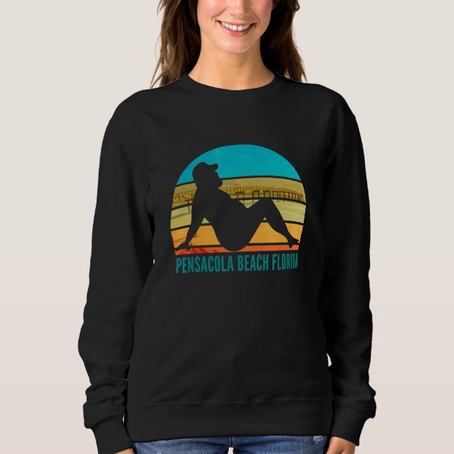 Pensacola Beach Florida Fett trinken 2 Sweatshirt (Vorderseite)