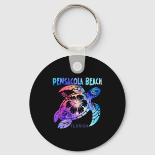Pensacola Beach Florida Meeresschildkröte Tie Dye Schlüsselanhänger