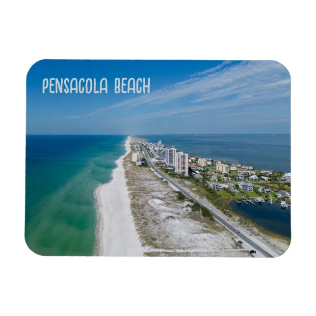 Pensacola Beach Floride Magnet (Horizontal)