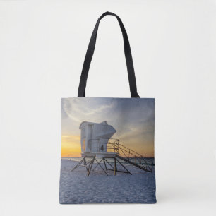 Pensacola Beach Lifegustation Sunrise Tote Bag Tasche