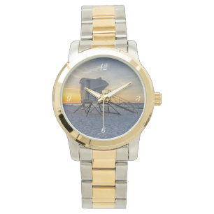 Pensacola Beach Lifegustation Sunrise Watch Armbanduhr