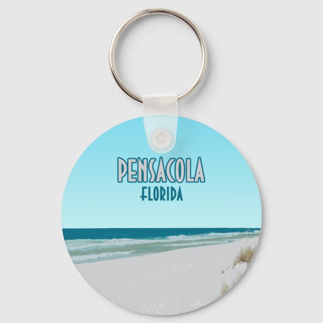 Pensacola Beach Panhandle Florida Schlüsselanhänger (Vorderseite)