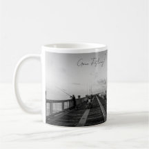 Pensacola Beach Pier Tasse - Beim Angeln!