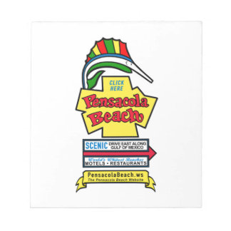 Pensacola Beach Signature Notepad Notizblock