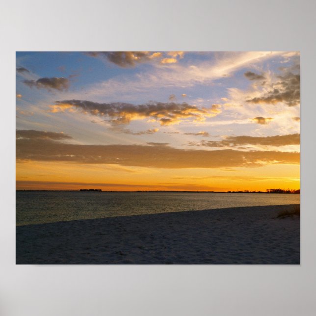 Pensacola Beach Sunset Poster (Vorne)