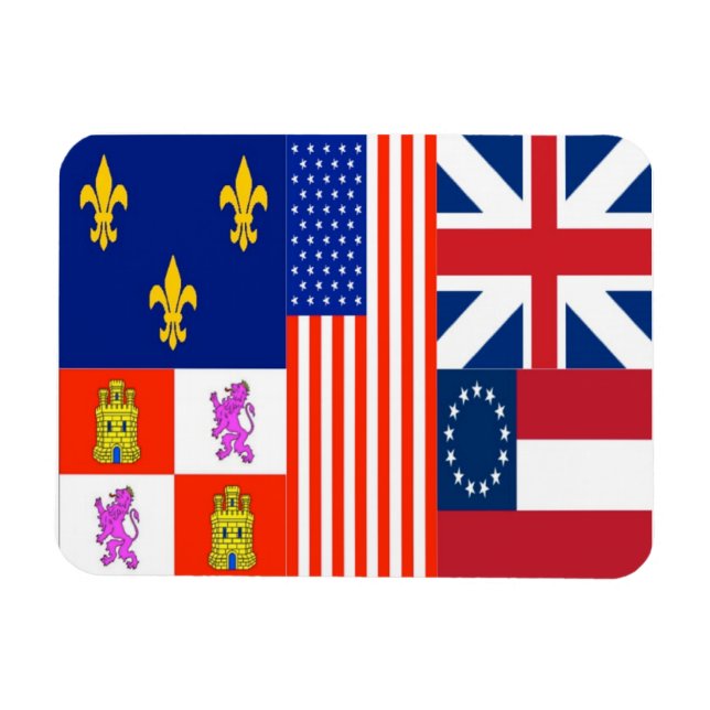 Pensacola-Flagge Magnet (Horizontal)