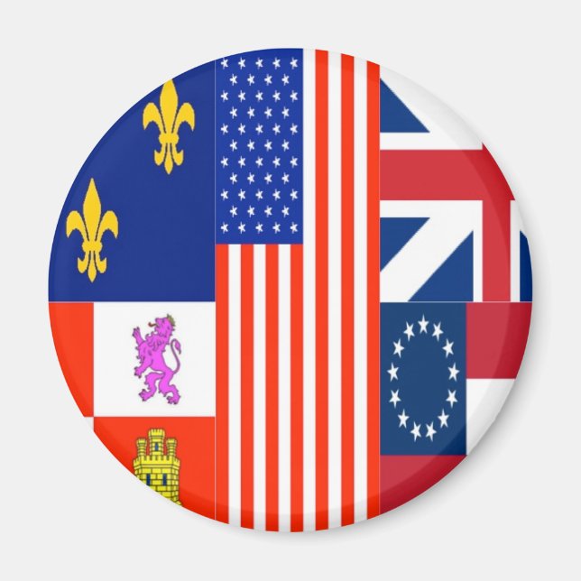 Pensacola-Flagge Magnet (Vorne)