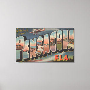 Pensacola, Florida (Flugzeuge) Leinwanddruck