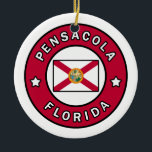 Pensacola Florida Keramik Ornament<br><div class="desc">Pensacola Florida</div>
