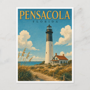 Pensacola Florida Pensacola Leuchtturm GeoSaga Postkarte