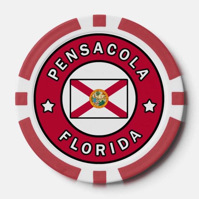 Pensacola Florida Pokerchips (Vorderseite)