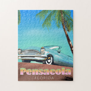 Pensacola, Florida Vintage-Reiseposter