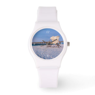 Pensacola Morning Rettungsschwimmer und Pier Armbanduhr
