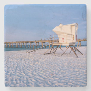 Pensacola Morning Rettungsschwimmer und Pier Steinuntersetzer
