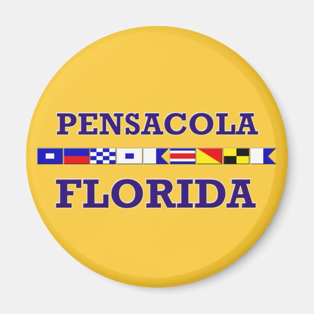 Pensacola Nautic Flag Magnet (Vorne)