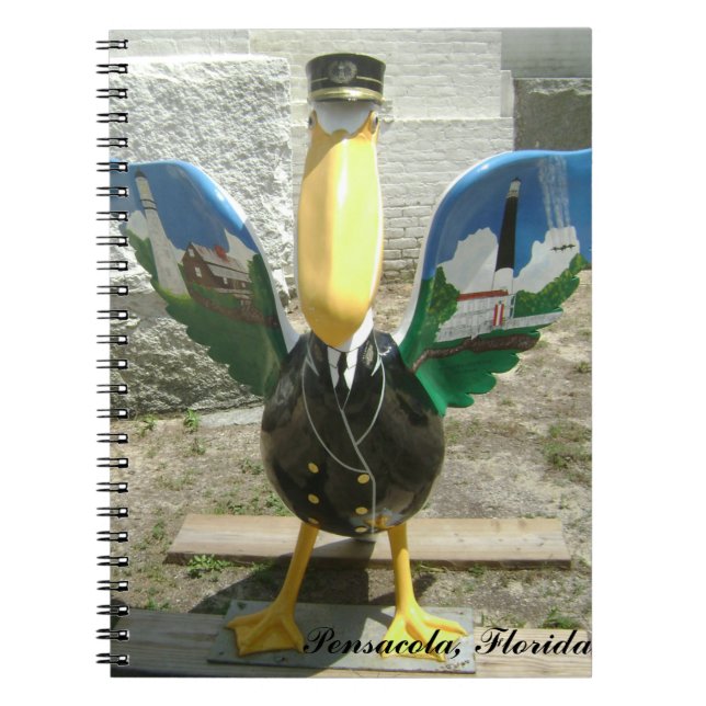 Pensacola-Pelikan Notizblock (Vorderseite)