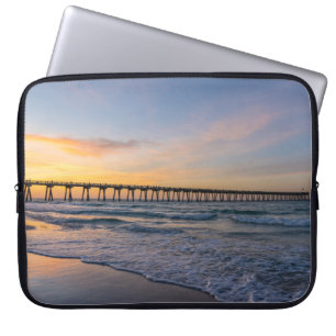 Pensacola Pier Shoreline Sunrise Laptop-Sieb Laptopschutzhülle