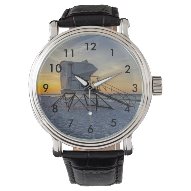 Pensacola Rettungsstation Sunrise Wrist Watch Armbanduhr (Vorderseite)