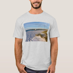 Pensacola Sand Dunes Pier Morning T - Shirt