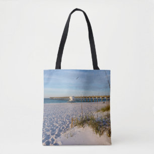 Pensacola Sand Dunes Pier Morning Tote Beutel Tasche
