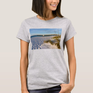 Pensacola Sand Dunes Pier Morning Women's T - Shir T-Shirt