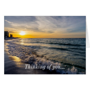 Pensacola Splashing Waves Sunrise Denken Sie an Si