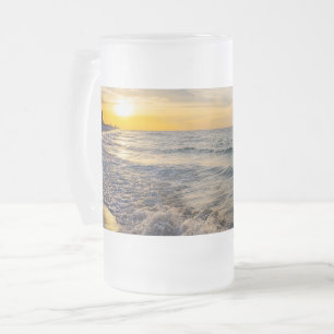 Pensacola Splashwaves Sunrise Mattierte Bier Tasse