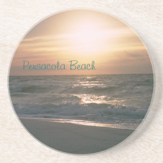 Pensacola-Strand-Sonnenaufgang-Untersetzer Sandstein Untersetzer