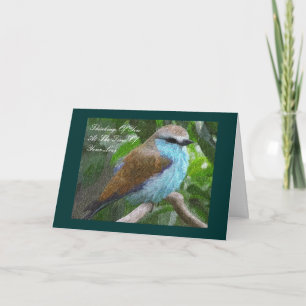 Pensée à vous carte de sympathie