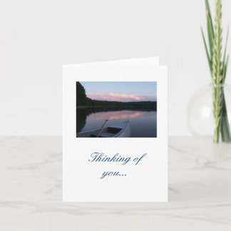 Pensée à vous… carte pour notes