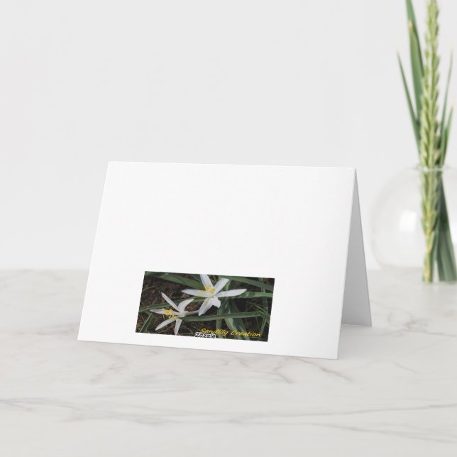 Pensée pliée de votre carte (Dos)