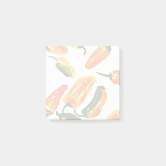 Pensées Épicées Papeterie Colorée Post-it aux Poiv (Devant)