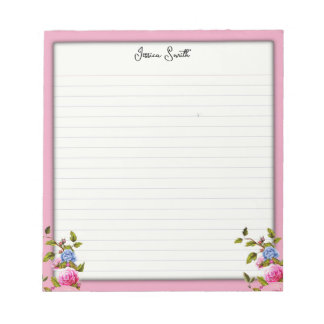 Pensées florissantes : Bloc-notes à motifs fleuris