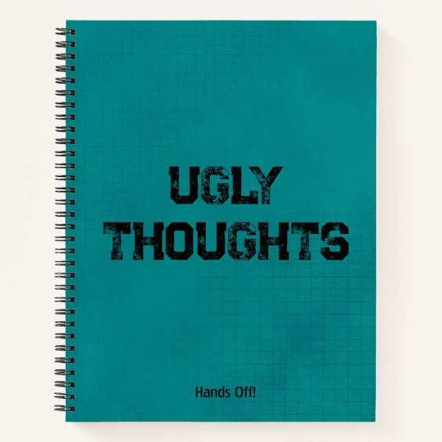 Pensées moches Grunge Self-Care Journal (Devant)