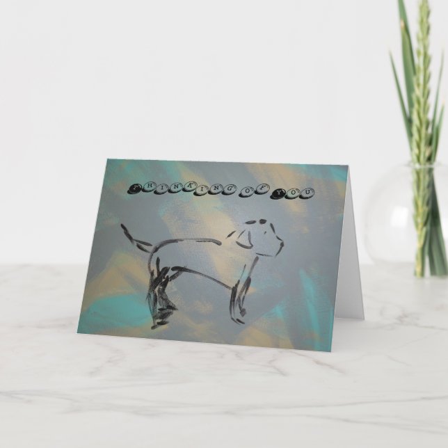 Penser à votre carte (Devant)