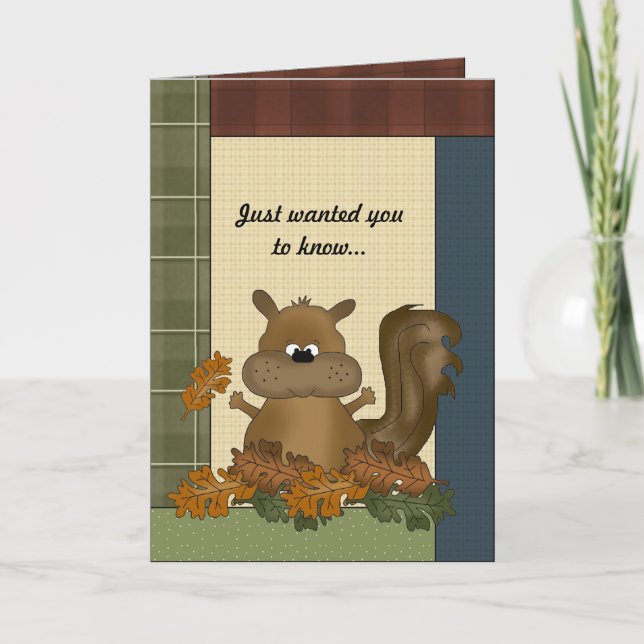 Penser à votre carte (Devant)