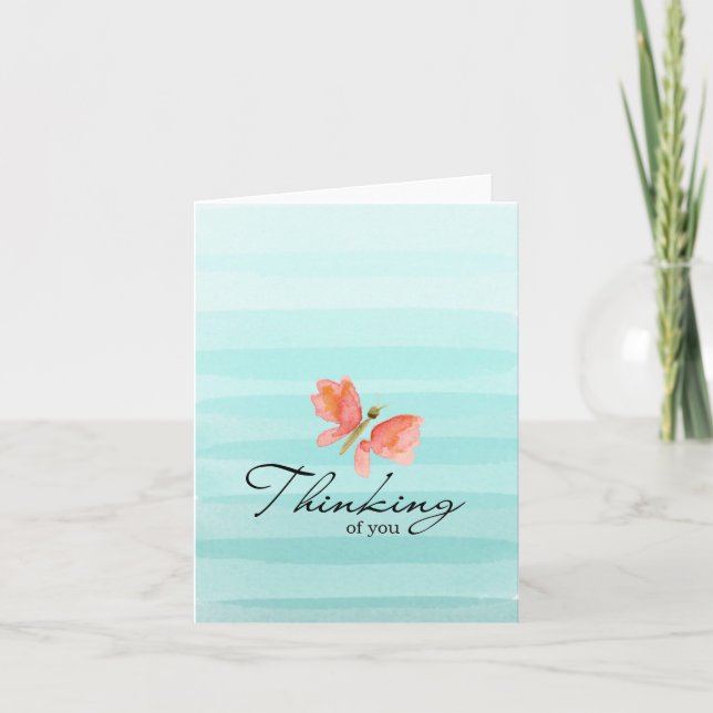 Penser à votre carte de note (Devant)