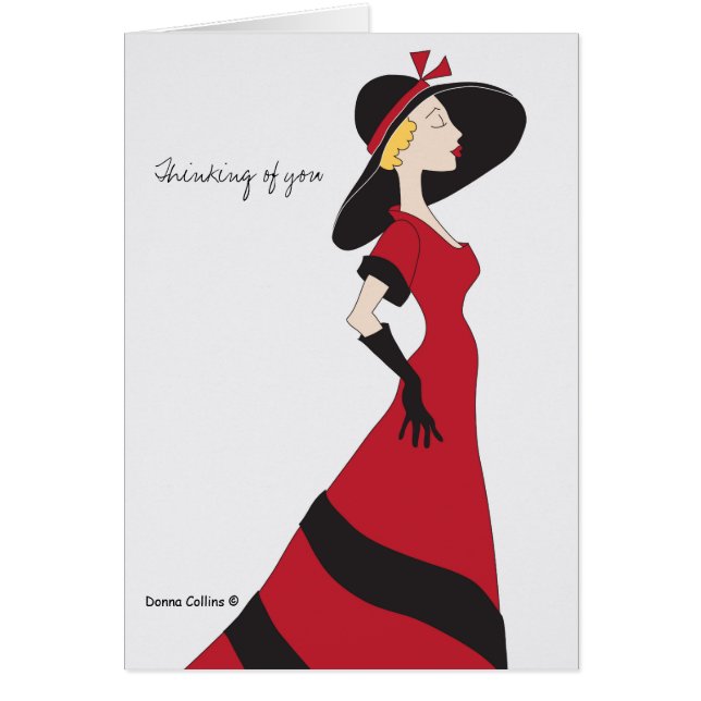 Penser à votre carte de note (Devant)