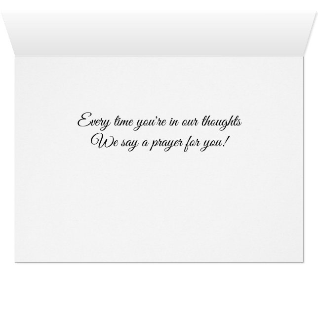 Penser à votre prière (Intérieur Horizontal (Bas))