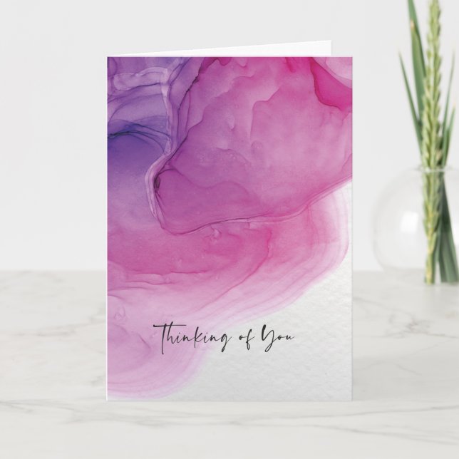 Penser à vous - Carte de voeux (Devant)