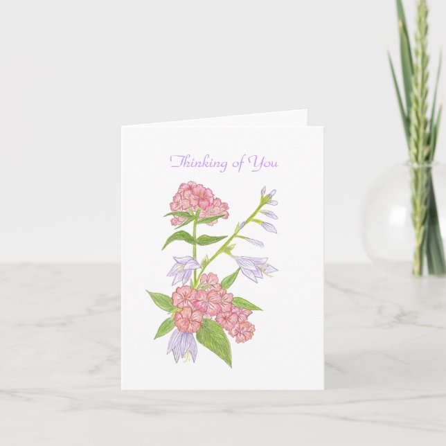 Penser à vous carte pour notes pour personnaliser (Devant)