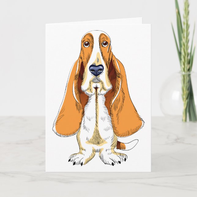 Penser À Vous La Carte De Chien De Chien De Poigné (Devant)