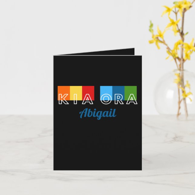 Penser à vous, NZ Maori langue Carte de voeux (Fleur jaune)