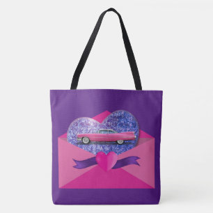 Penser À Vous Sac fourre-tout D'Épaule Violet