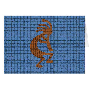 Penser à vous traditionnel Kokopelli Flute Mosaic