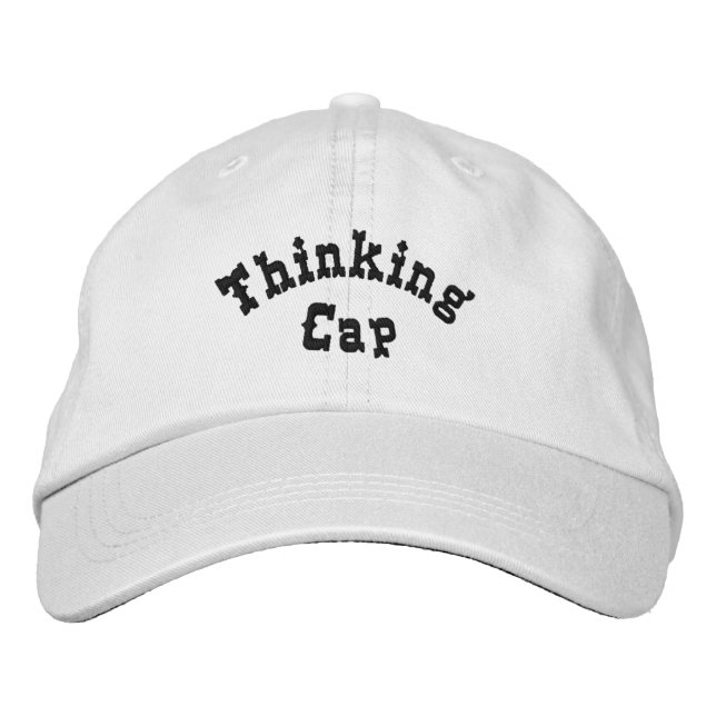 Penser Casquette drôle Casquette brodé (Devant)