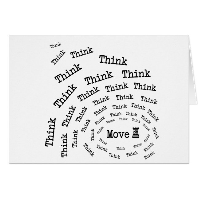 Penser-Mouvement d'échecs (W) (Devant horizontal)