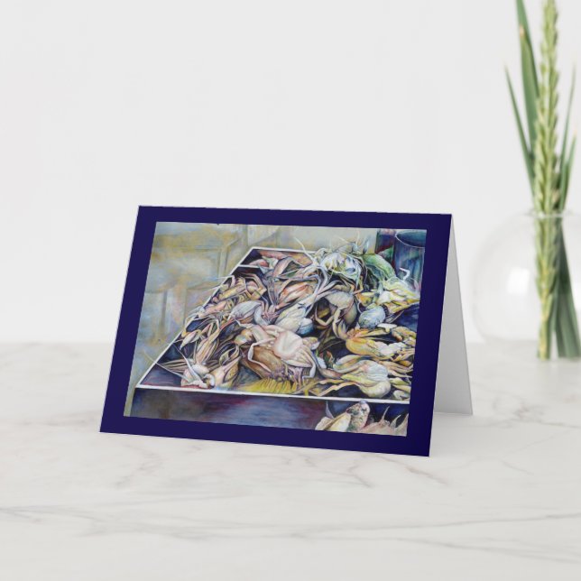 Pensez à l'extérieur de la boîte Carte de voeux (Devant)