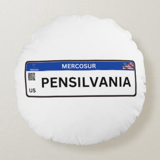 Pensilvania Mercosur Rundes Kissen