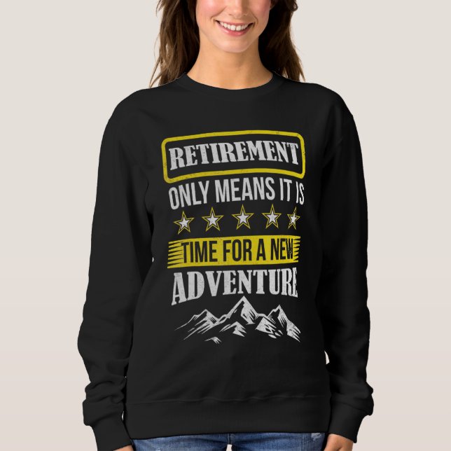 Pension Adventure Mountain Traveller Camper Wander Sweatshirt (Vorderseite)